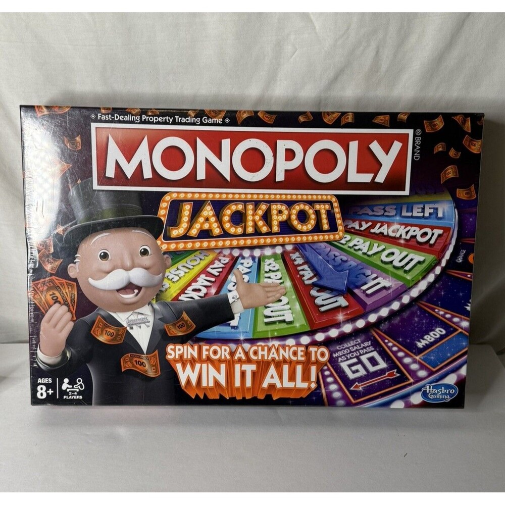 Hasbro Monopoly Jackpot new sealed box